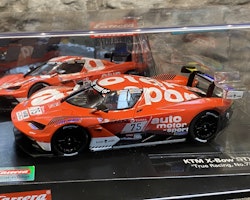 Skala 1/32 Analog bil t bilbana fr Carrera: KTM X-BOW GT2 "True Racing #75