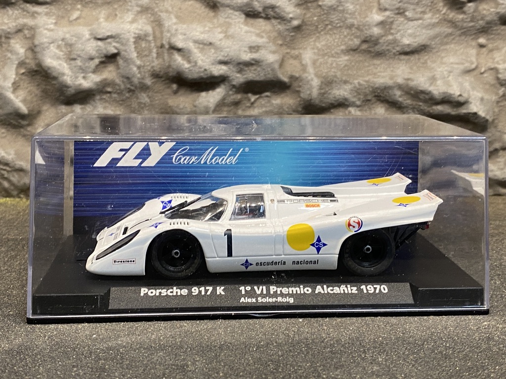 Skala 1/32 Analog FLY slotcar/ Bil t Bilbana: Porsche 917 K 1# VI Premio Alcaniz 1970