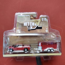 Skala 1/64 - Ford F-150 XLT 22' & Livestock Trailer fr GreenLight Hitch & Tow