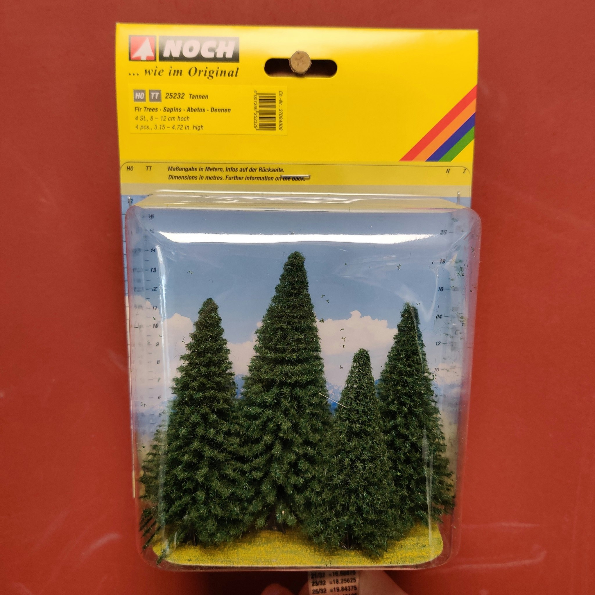 NOCH 25232 Tir Trees in different heights 4 pcs