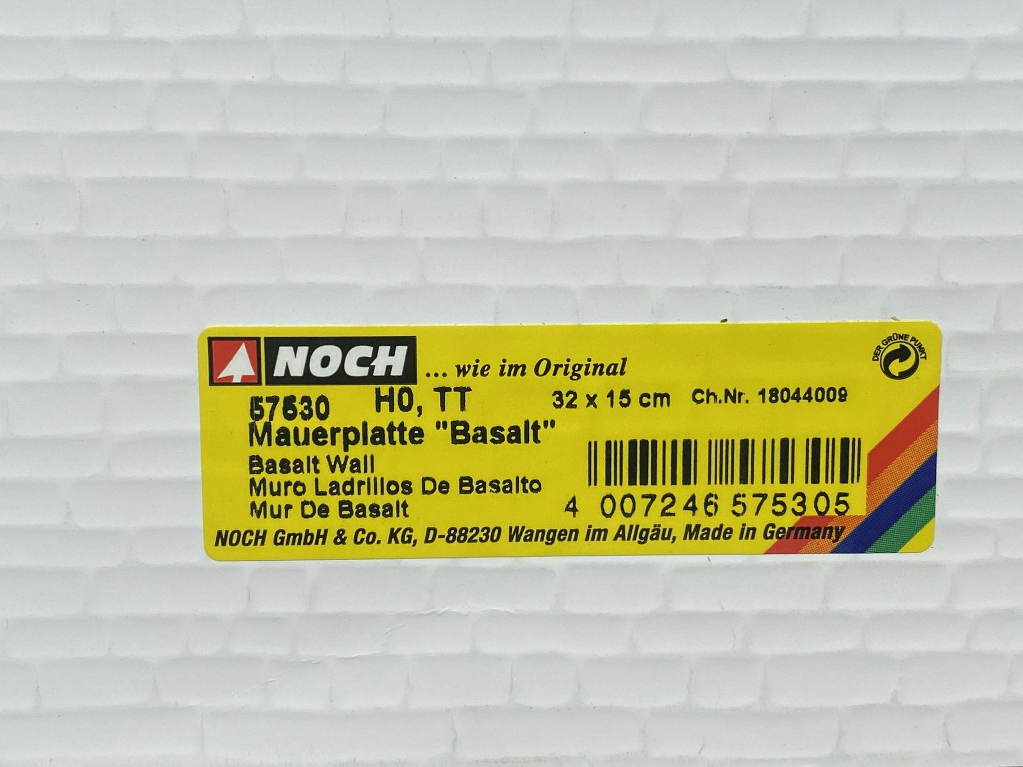 NOCH 57530 Basalt wall/mur 32x15 cm f H0 & TT