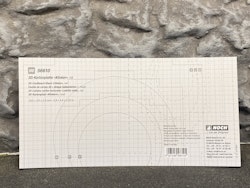 NOCH 56610 Röd klinker/Red clinker - 3D Cardboard Sheet 25x12,5 cm f H0 & TT