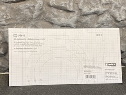 NOCH 56642 Kalkstensmur/Lime Stone wall - 3D Cardboard Sheet 25x12,5 cm f H0 & TT