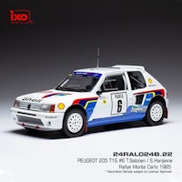 Skala 1/24 PEUGEOT 205 T16 #6 T.Salonen/S.Harjanne Rallye Monte Carlo 85' fr IXO Models