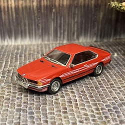 Skala 1/87 - BMW 635i, Red/röd fr Brekina