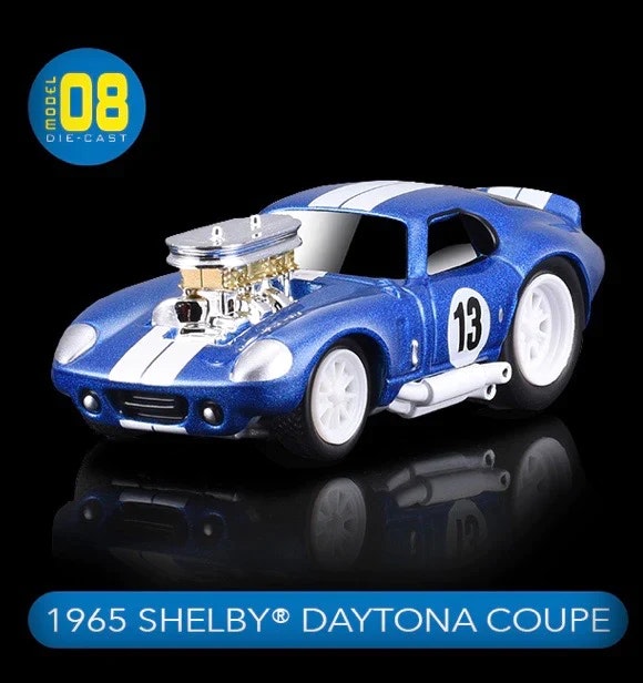 Skala 1/64 Maisto Muscle Machines - 1965 Shelby Daytona Coupe #13 - blue