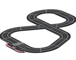 Skala 1/32 Analog bilbana/Slotracing set fr Carrera: DTM For Ever