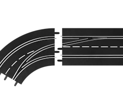 Skala 1/32 & 1/24 Spårväxel/ Lane Change Curve fr Carrera (Digital) 20030363