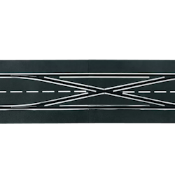 Skala 1/32 & 1/24 Dubbelväxel/ Double Lane Change Section fr Carrera (Digital) 20030347