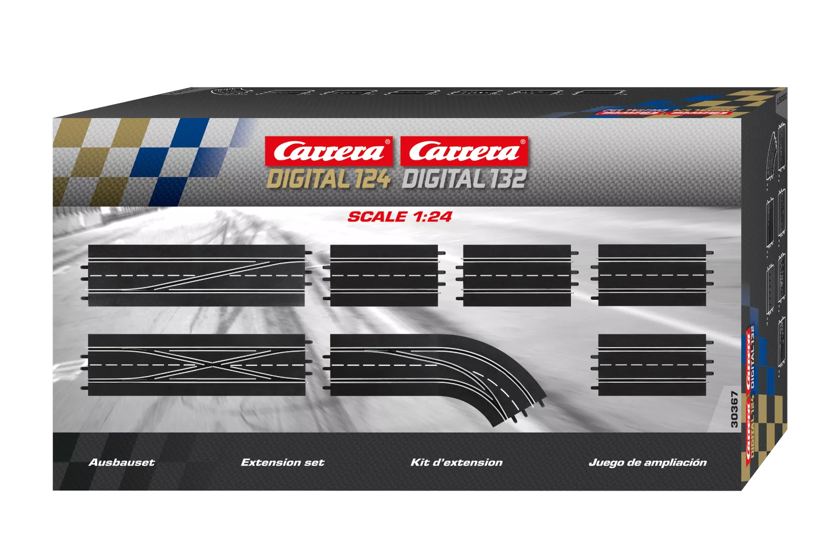 Skala 1/32 & 1/24 Utbyggnadsset/Extension set 20030367 fr Carrera (Digital)