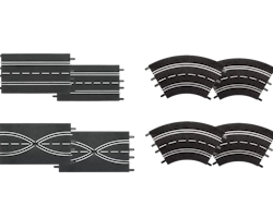 Skala 1/32 & 1/24 Utbyggnadsset/Extension set 1, fr Carrera (Analog & Digital)