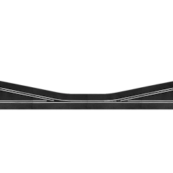 Skala 1/32 & 1/24 Smal del m växel Hö/Narrow Section Right fr Carrera (Digital) 20030351