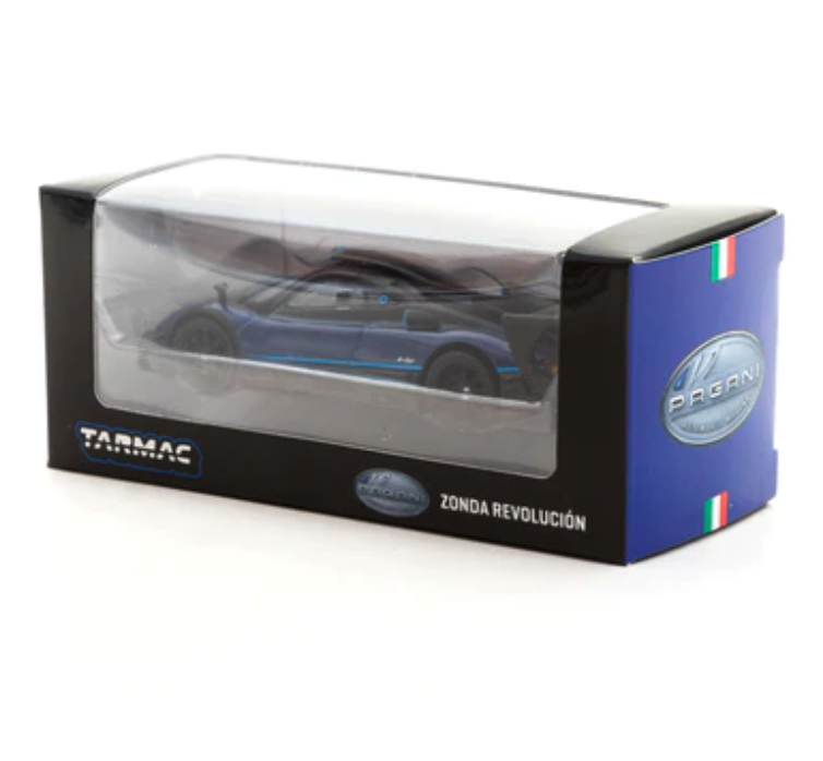 Skala 1/64 Pagani Zonda Revolución Blue Metallic - GLOBAL64 - TARMAC works