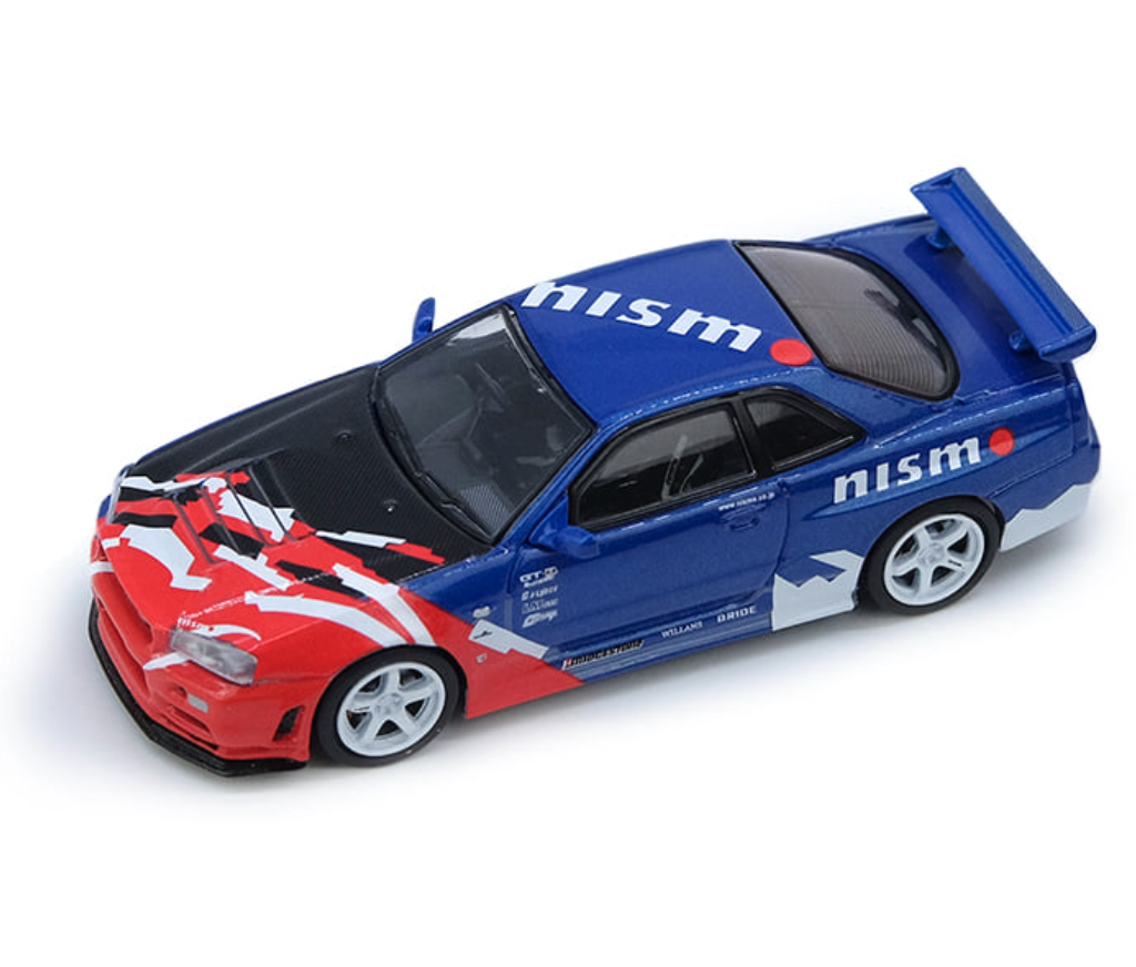 Skala 1/64 NISSAN SKYLINE GTR (R34) R-TUNE Concept Tokyo Auto Salon 2000 fr Inno64