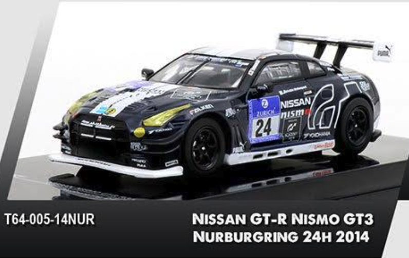 Skala 1/64 Nissan GT-R Nismo  GT3 Nurburgring 24H - 2014 fr Inno64