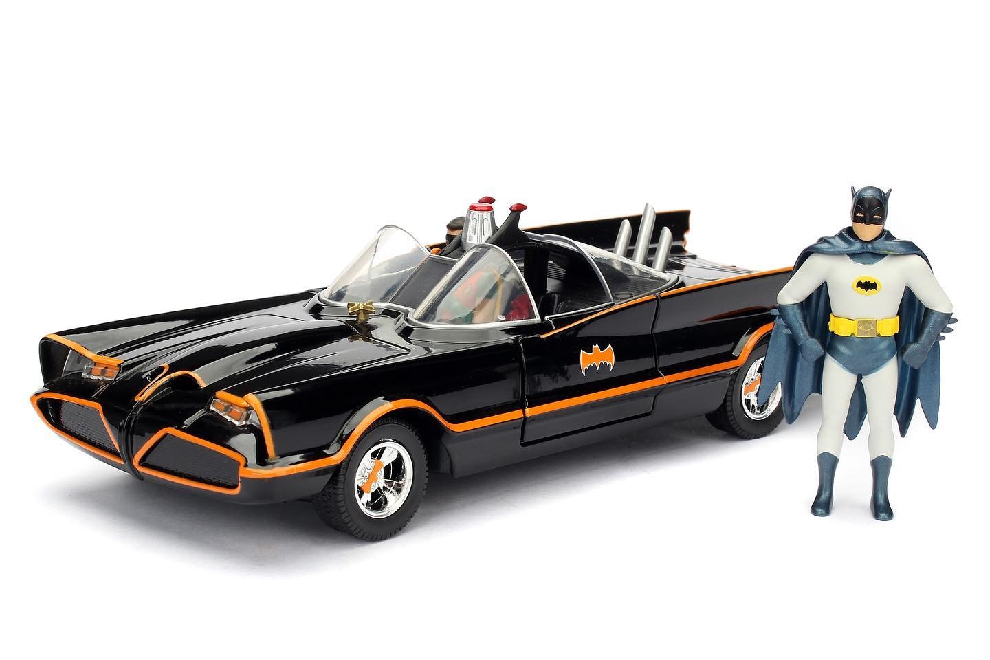 Skala 1/24 Classic TV Series Batmobile & Batman Die Cast Kit, fr Jada