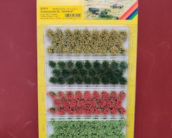 NOCH 07011 Blommande grästuvor/Grass Tufts XL Blossom 104 stycken/pcs