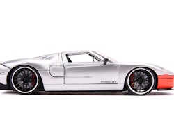 Skala 1/24 2005 Ford GT Silver, fr Jada "Bigtime Muscle"