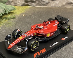 Skala 1/43 Scuderia Ferrari F1-75 #16 C.Leclerc w figure inside fr Bburago 36831 #16