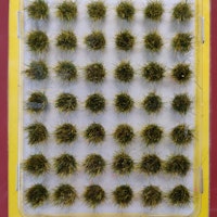 NOCH 07037 Grästuvor mini äng/Grass Tufts Mini Set Meadow 42 stycken/pcs