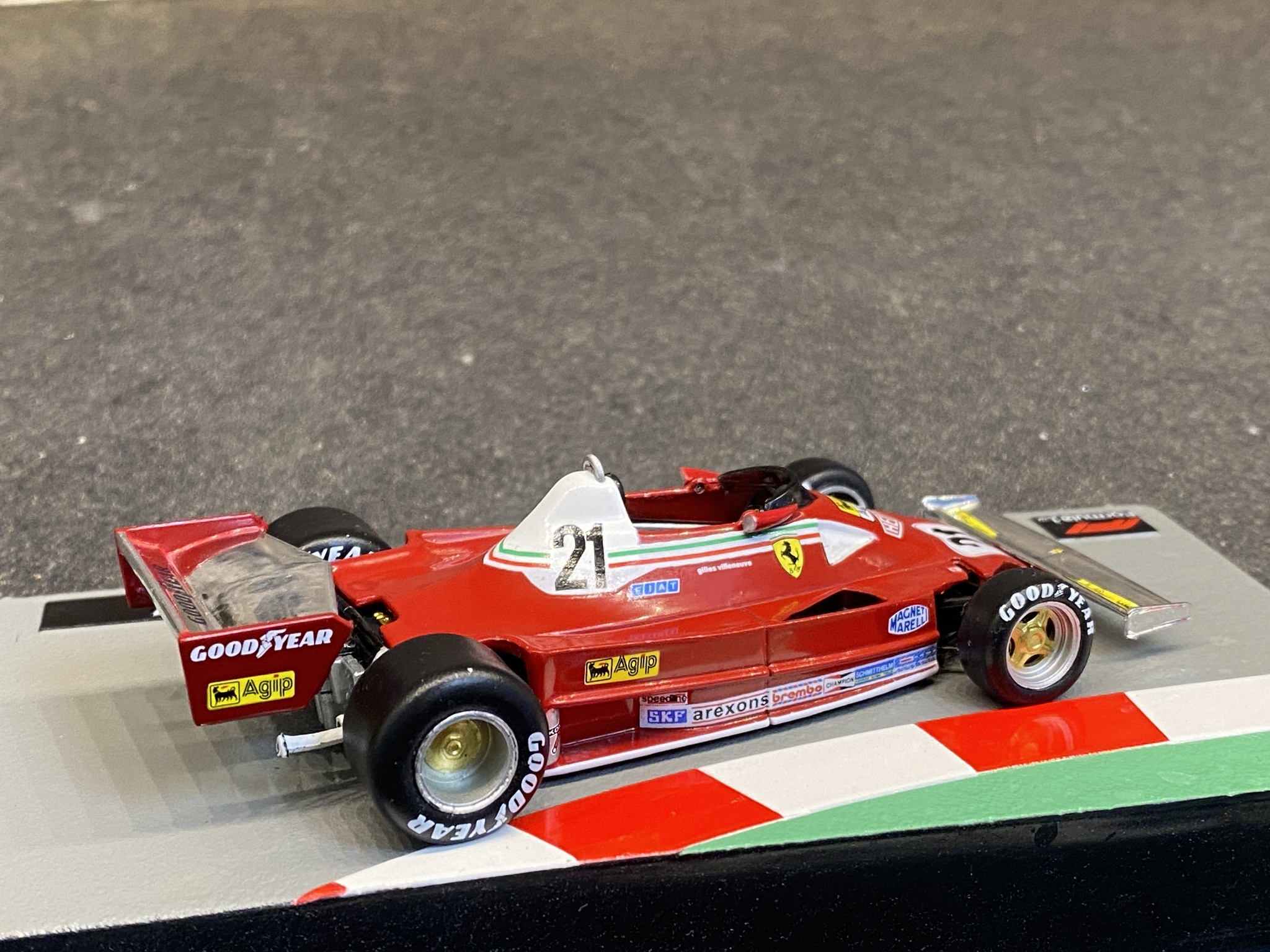 Skala 1/43 Formula 1, Ferrari 312 T2 - 1977, Gilles Villeneuve, Canadian GP 1977