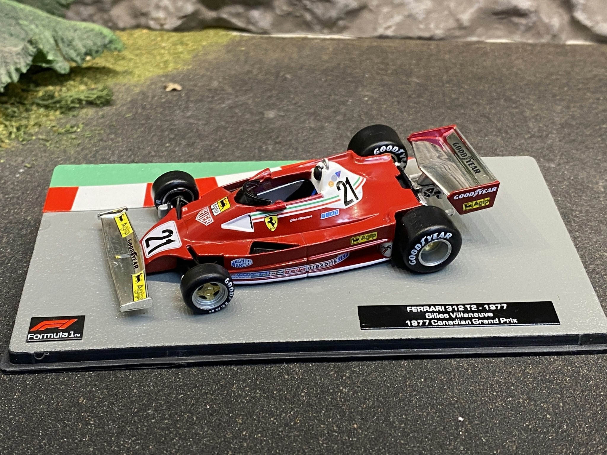 Skala 1/43 Formula 1, Ferrari 312 T2 - 1977, Gilles Villeneuve, Canadian GP 1977