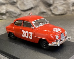 Skala 1/43 SAAB 96 1962, E.Carlsson/G.Haggom fr Atlas Editions/IXO Models