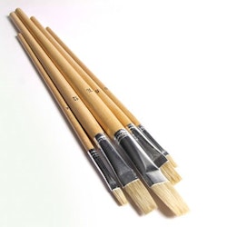 Artist brush set with 5 different, Brush size 0-16 fr Artino