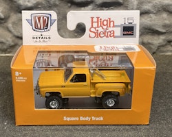 Skala 1/64 GMC High Sierra 15 4X4 76', Square Body Truck fr M2 Machines, Lim.Ed 9600 ex