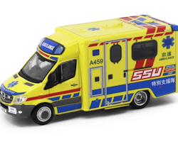 Skala 1/64 Mercedes-Benz Sprinter FL HKFSD Ambulance SSU (A459) fr Tiny Toys
