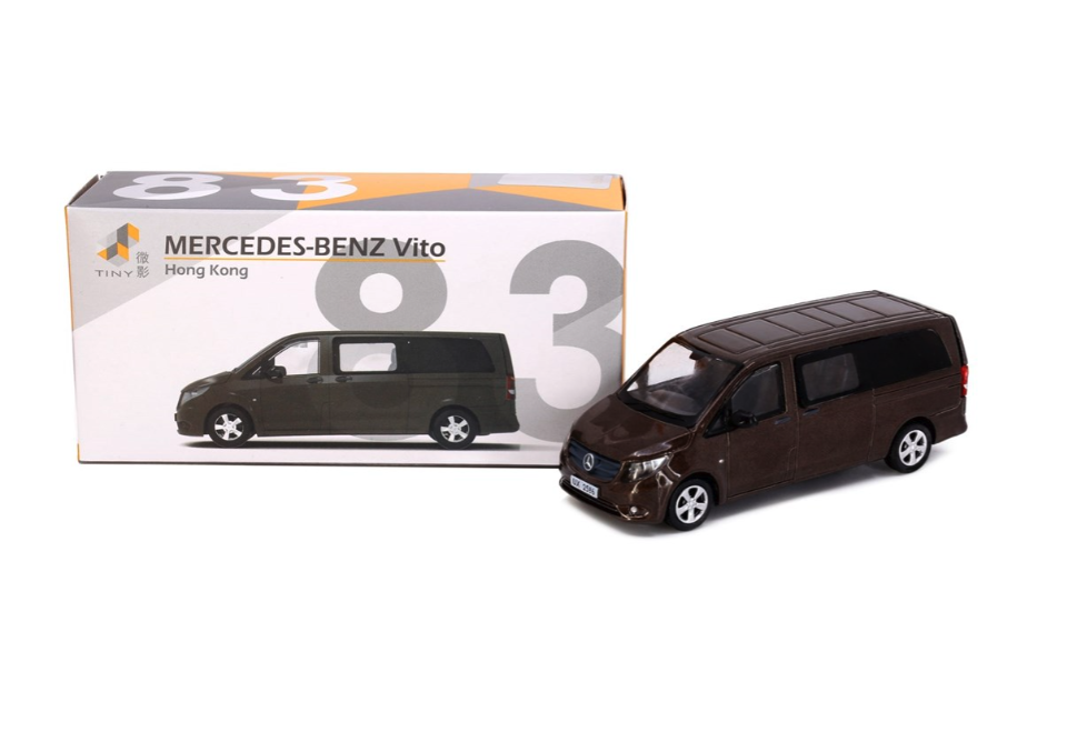 Skala 1/64 MERCEDES-BENZ Vito Brown/brun fr Tiny Toys