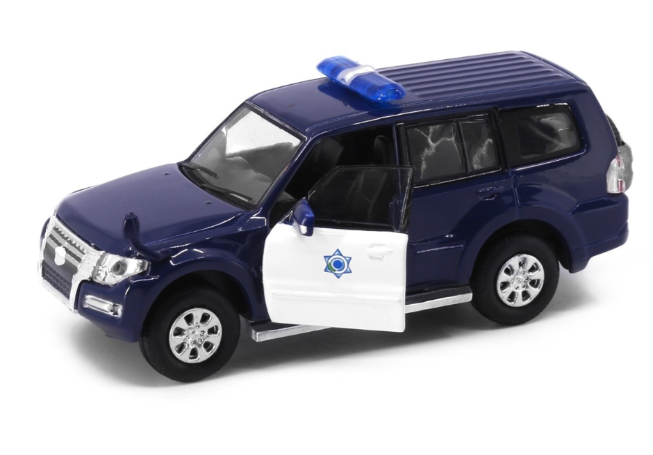 Skala 1/64 Mitsubishi 2015 Pajero - Macau Customs/Tull fr Tiny Toys