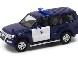 Skala 1/64 Mitsubishi 2015 Pajero - Macau Customs/Tull fr Tiny Toys