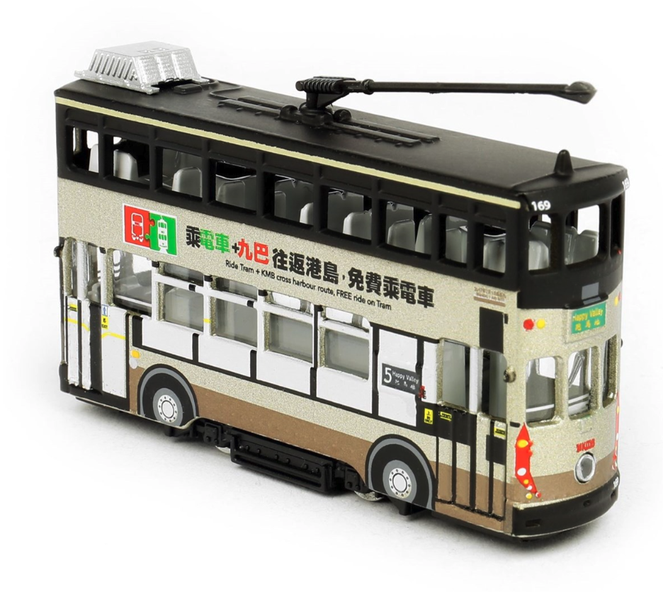 Skala 1/120 Hong Kong Tram - Kowloon Motor Bus Livery fr Tiny Toys