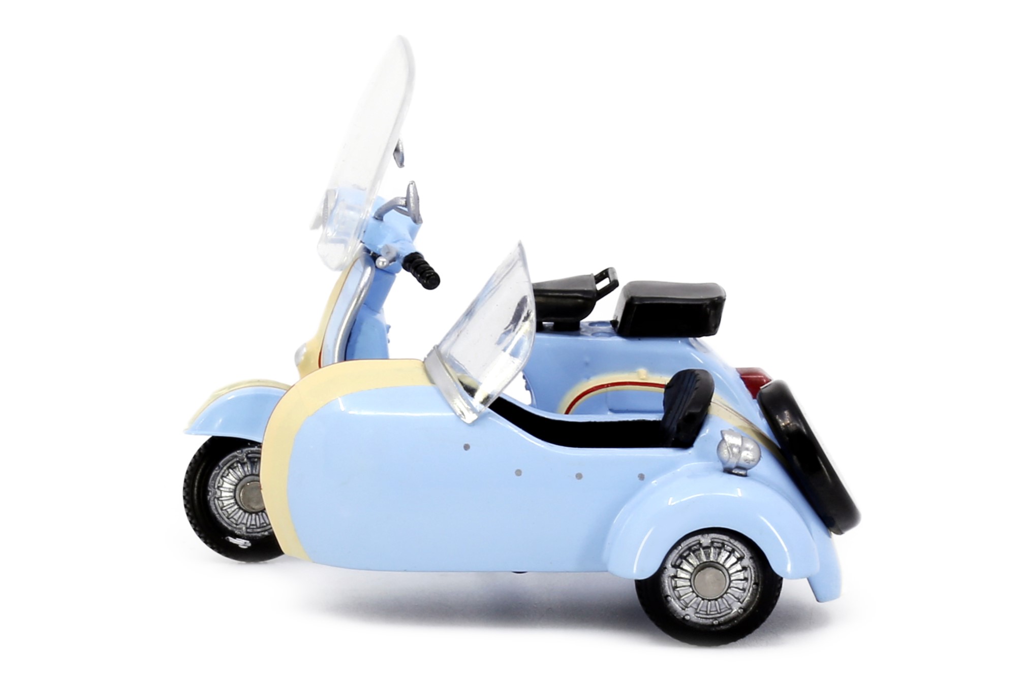 Skala 1/35 Scooter w Sidecar/sidovagn fr Tiny Toys