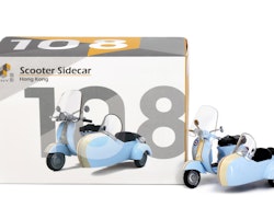 Skala 1/35 Scooter w Sidecar/sidovagn fr Tiny Toys