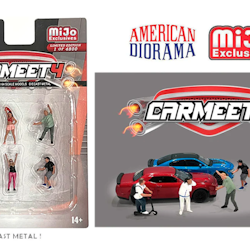Skala 1/64 Figurer "Carmeet 4" - 6 figures - American Diorama MiJo