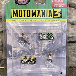 Skala 1/64 Figurer/Figures "Motomania 3" - American Diorama MiJo