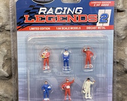 Skala 1/64 Figurer/Figures "Racing legends 2" - American Diorama MiJo