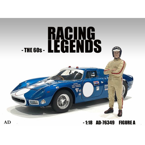 Skala 1/18 AD-76349 Racing Legend - 1960s Driver A - American Diorama