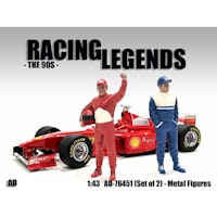 Skala 1/43, AD-76451 Racing Legends - 90s, 2 Metal figures- American Diorama