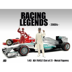 Skala 1/43, AD-76452 Racing Legends - 2000s, 2 metal figures- American Diorama