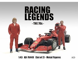 Skala 1/43, AD-76449 Racing Legends - 70s, 2 metal figures- American Diorama