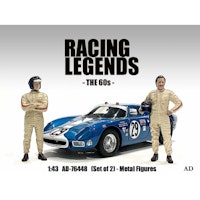 Skala 1/43, AD-76448 Racing Legends - 60s, 2 metal figures- American Diorama