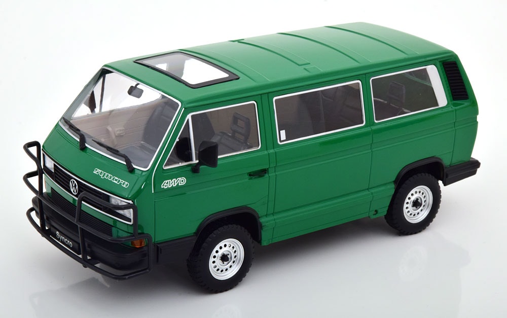 Skala 1/18 Volkswagen Buss T3 Syncro 1987' Green, Jagdwagen fr KK-scale