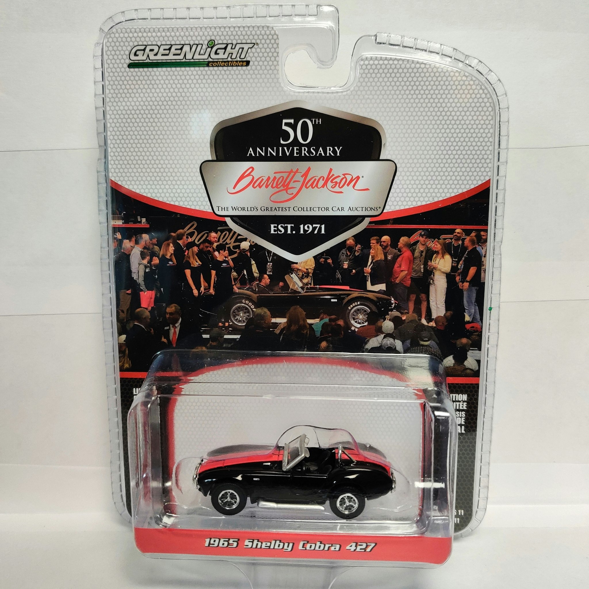 Skala 1/64 Shelby Cobra427 65' "Barrett Jackson" fr Greenlight