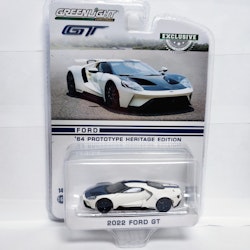 Skala 1/64 Ford GT 2022' "Ford '64 Prototype Heritage Edition" från Greenlight Excl.