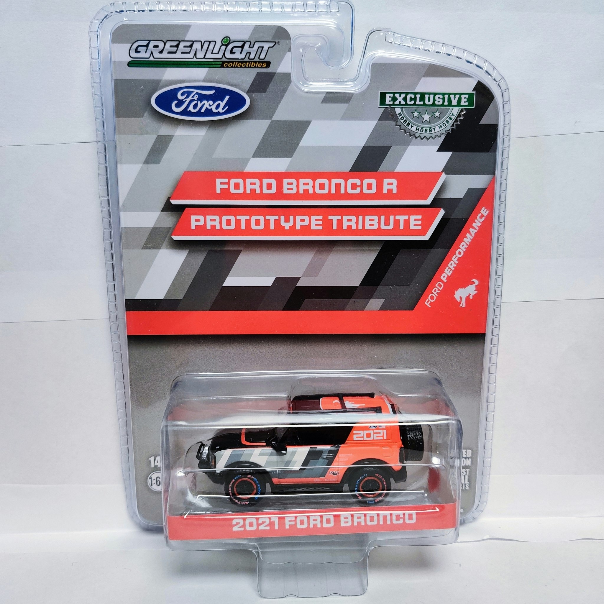 Skala 1/64 Ford Bronco R 2021' "Prototype Tribute" från Greenlight Excl.