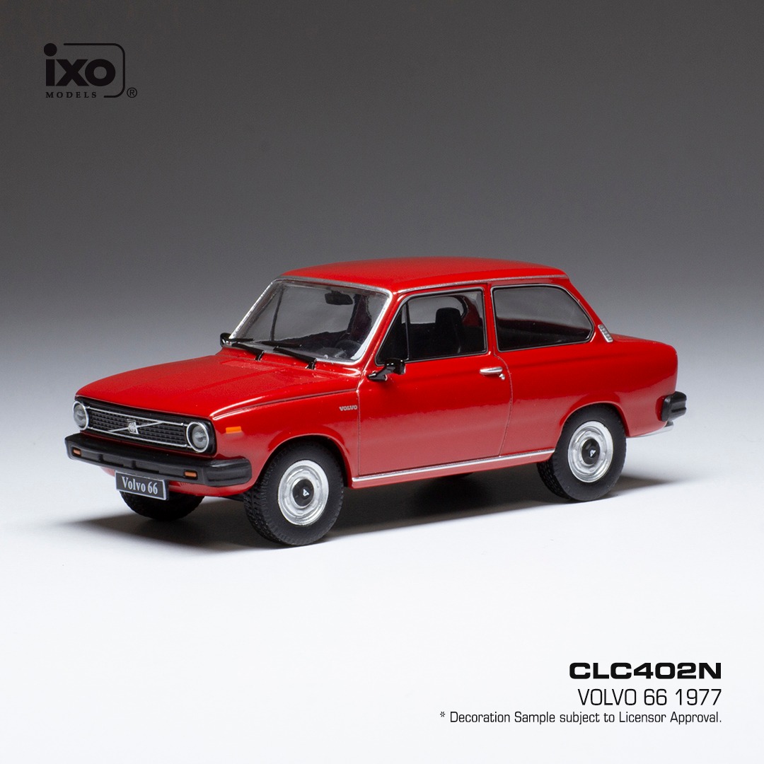 Skala 1/43, Volvo 66 1977, Red fr IXO Models