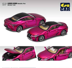 Skala 1/64 Lexus LC500, Metallic Pink fr ERA CAR